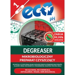 Eco-pH Odtłuszczacz - preparat do czyszczenia zabrudzonych okapów i piekarników - 1L